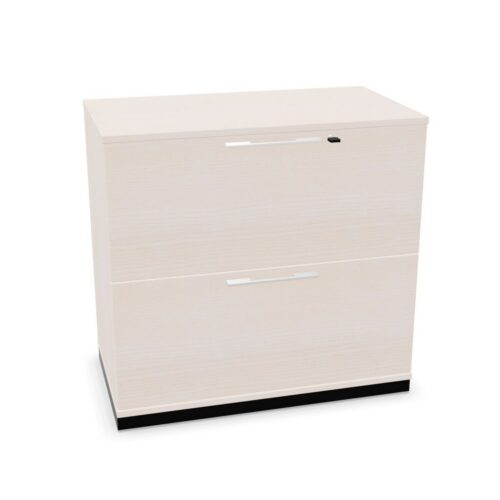 Nowy Styl Sqart 2-Drawer Veneer Filing Cabinet