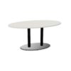Nowy Styl Xio Elliptical Conference Table With Single Plate Base
