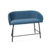 Nowy Styl Naudu High Sofa 2-Seater Metal 4-Leg Frame