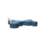 Nowy Styl Tri Ply Pouffe Arrangement 3 Pouffe Set