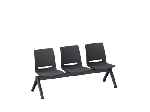 Kusch + Co V-Care Fold 5-Seater Plywood Bench Fixed To Wall – Image 2