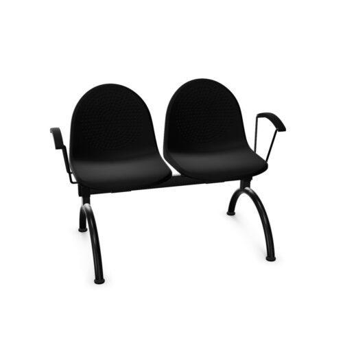 Nowy Styl Sohos By Nowy Styl Amigo 2-Seater Beam Bench Plastic Back