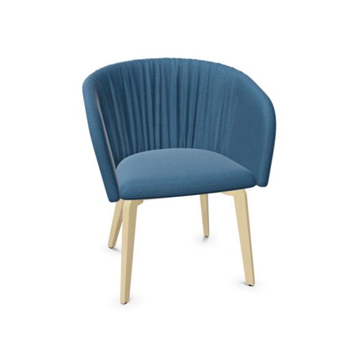 Nowy Styl Naudu Wavy Armchair 4-Leg Beech Wood Frame