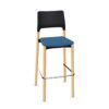 Kusch + Co Arn Upholstered Stool 4-Leg Beech Frame
