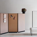 Abstracta Db U Acoustic Room Divider With Table room view