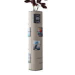 Abstracta Db Pillar Acoustic Column Table angled view