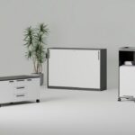 Nowy Styl Sqart Mobile Sideboard Veneer