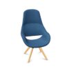 Kusch + Co Volpe Upholstered Armchair High Back 4-Leg Frame