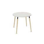 Nowy Styl Tauko Round Meeting Table 4 Wooden Legs