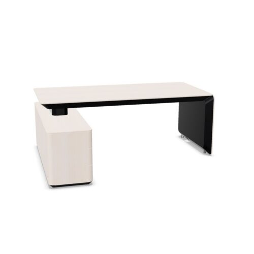 Nowy Styl Erange Slab-Leg Desk With Sideboard