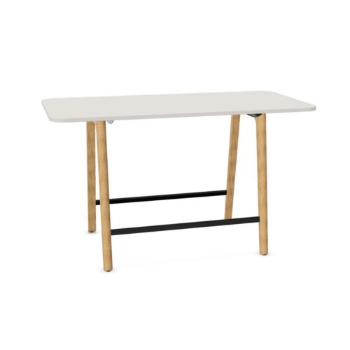 Nowy Styl Levitate High Meeting Table Rounded Rectangular Top