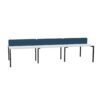 Nowy Styl Bspace 6-Person I-Leg Workbench With Upholstered Panels