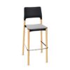 Kusch + Co Arn 4-Leg Wooden Frame Bar Stool
