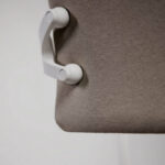 Nowy Styl 2ME Upholstered Conference Swivel Chair With Armrests front view