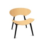 Kusch + Co Kanu Lounge Armchair Arc 4L Wooden Frame