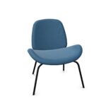 Nowy Styl Tilkka Armchair Low Back 4-Leg Metal Frame