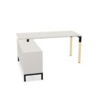 Nowy Styl CS5040 Desk With Sideboard I-Leg Frame