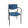 Kusch + Co Smile Upholstered Chair 4-Leg Frame With Armrests