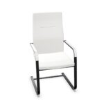 Nowy Styl Line Visitor Armchair Upholstered Cantilever
