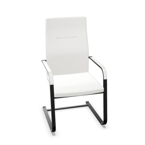 Nowy Styl Line Visitor Armchair Upholstered Cantilever