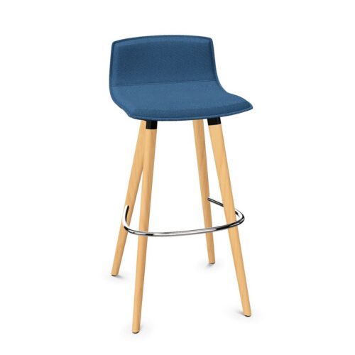 Kusch + Co Uni Verso 4-Leg Upholstered Bar Stool