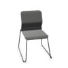 Nowy Styl Visitor S Chair Upholstered Seat Back Skid Frame