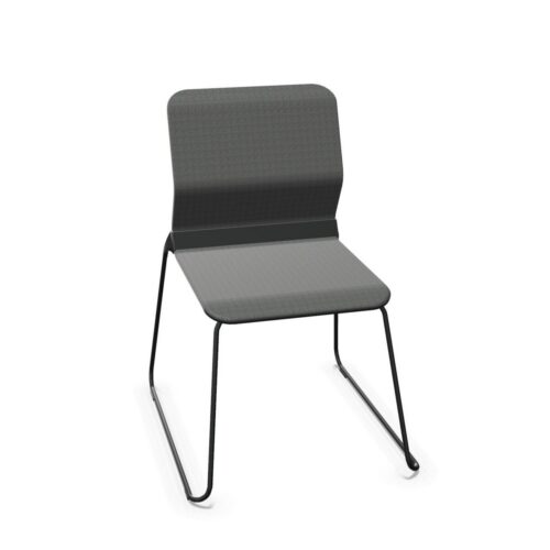 Nowy Styl Visitor S Chair Upholstered Seat Back Skid Frame