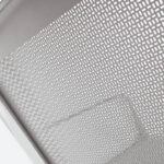 Kusch + Co 8000 3-Seater Beam Bench Perforated Steel side view