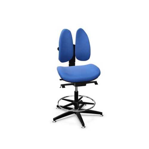 Nowy Styl Duo Back Counter Swivel Chair With Footring High Gas Lift