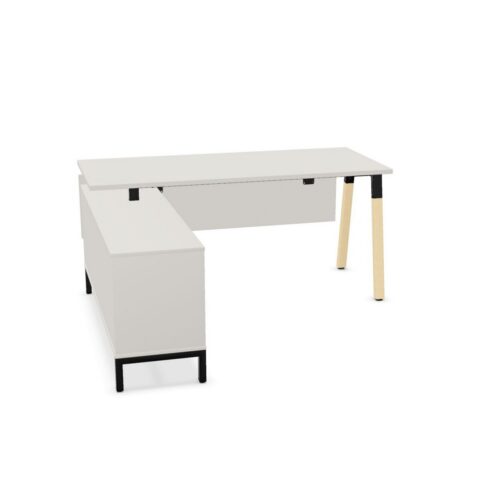 Nowy Styl CS5040 Desk With Sideboard A-Leg Frame