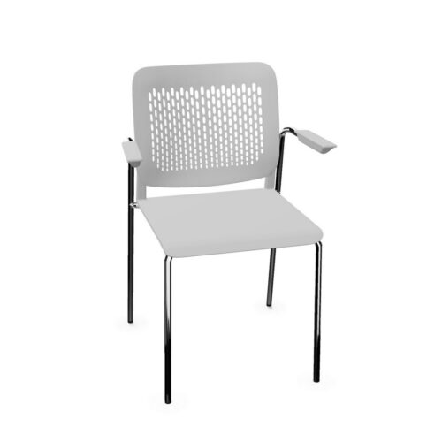 Nowy Styl Calado 4-Leg Frame Meeting Chair Plastic Back