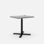 Actiforce Elements Solid 800 Linoleum Height-Adjustable Side Table angled view