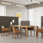 Abstracta Softline Floor Screen Separate Legs lifestyle view