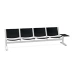 Kusch + Co 8000 Bench-4 Beam Seating 4-Seater With Left Table
