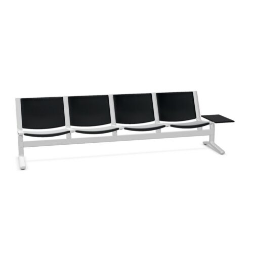 Kusch + Co 8000 Bench-4 Beam Seating 4-Seater With Left Table