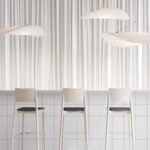 Kusch + Co Arn 4-Leg Frame Chair High Plastic Back side view