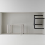 Kusch + Co Arn Meeting Table Rectangular I-Leg angled room view