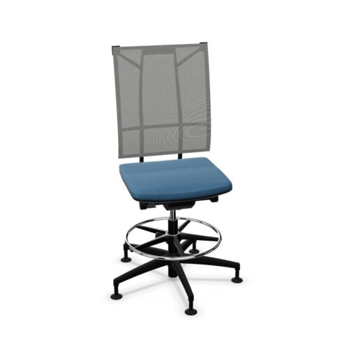 Nowy Styl Sail Counter Swivel Chair Mesh Counter Height