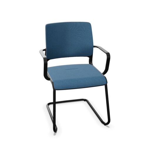 Nowy Styl Xilium Cantilever Meeting Chair With Upholstered Back Armrests