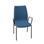 Kusch + Co Uni Verso Frame Chair 4-Leg High-Back Upholstered