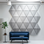 Abstracta Bits Wall Acoustic Panel angled view