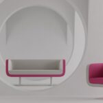 Kusch + Co Bound Swivel Armchair three-quarter view