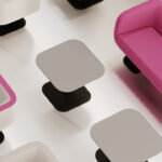 Kusch + Co Bound One-Column Meeting Table seating view