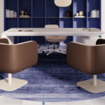 Kusch + Co Bound Swivel Armchair studio view