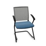Nowy Styl Sail Cantilever Mesh Meeting Chair With Armrests