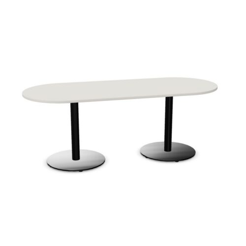 Nowy Styl Xio Oval Conference Table Two-Column Base