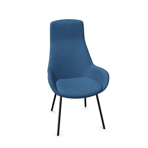 Kusch + Co Lupino Armchair 4-Leg Frame High-Back Upholstered