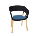 Kusch + Co Njord Armchair 4-Leg Wood Frame