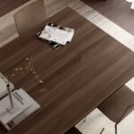 Kusch + Co Comta High Meeting Table Stadium Shape A-Leg Frame detail view