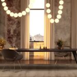 Kusch + Co Comta High Rectangular Meeting Table front view